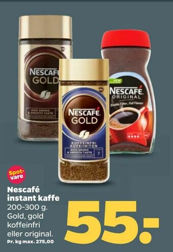 Netto Nescafé instant kaffe tilbud