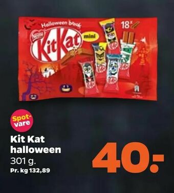 Netto Kit Kat halloween tilbud