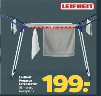 Netto Leifheit Pegasus tørrestativ tilbud