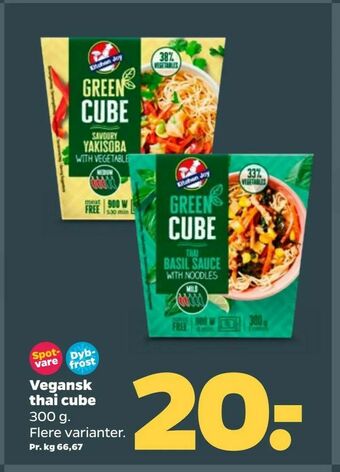 Netto Vegansk thai cube tilbud