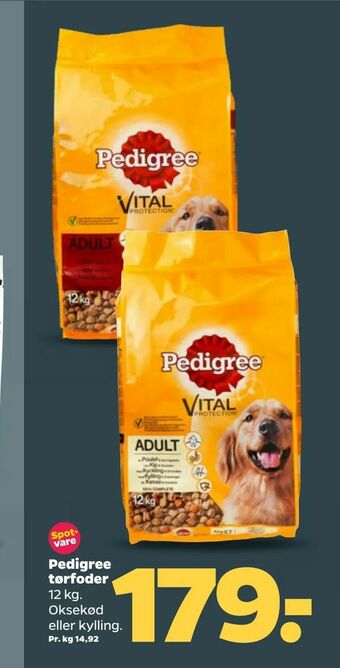 Netto Pedigree tørfoder tilbud