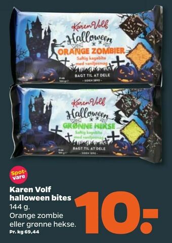 Netto Karen Volf halloween bites tilbud
