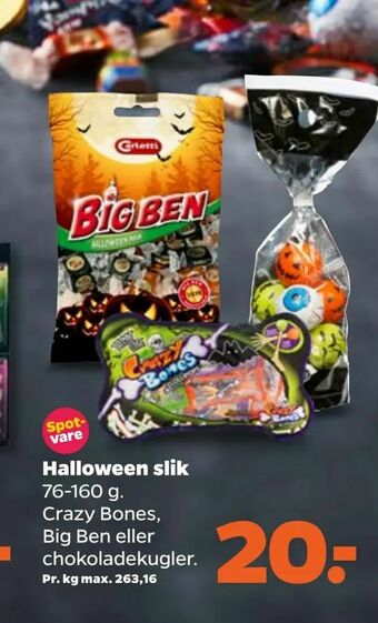 Netto Halloween slik tilbud