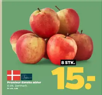 Netto Premieur danske æbler tilbud