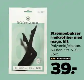 Netto Strømpebukser i mikrofiber med magic lift tilbud