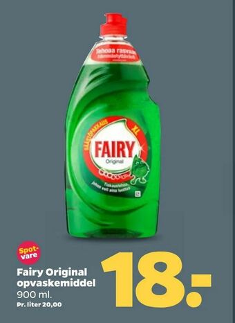 Netto Fairy Original opvaskemiddel tilbud