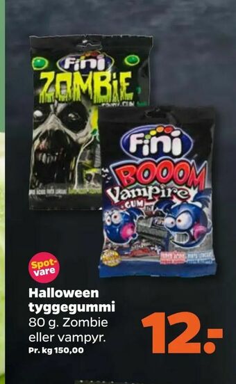 Halloween tyggegummi