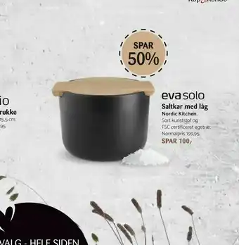 Saltkar med låg