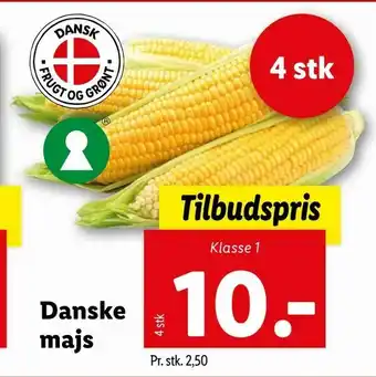 Let-Køb Danske majs tilbud
