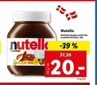 Let-Køb Nutella tilbud