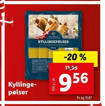 Let-Køb Kyllinge pølser tilbud