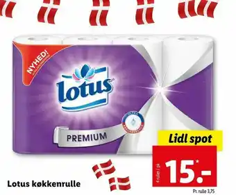 Let-Køb Lotus køkkenrulle tilbud