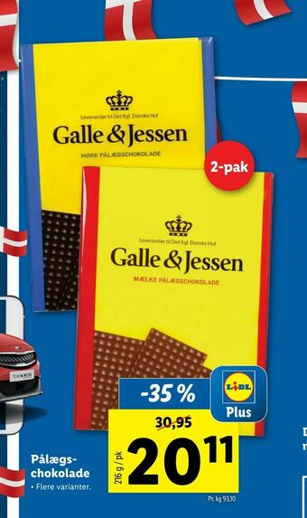 Let-Køb Pålægschokolade tilbud