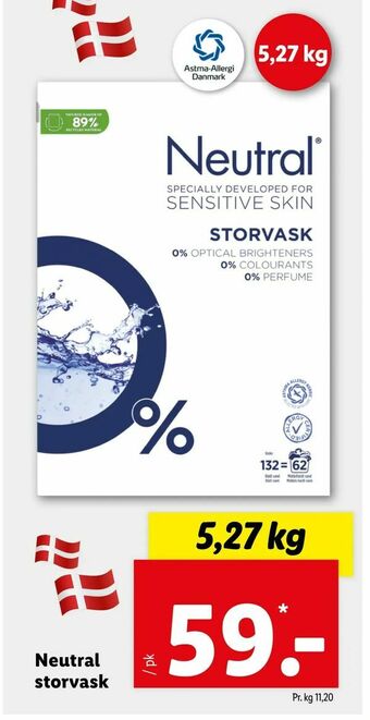 Neutral storvask