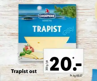 Let-Køb Trapist ost tilbud
