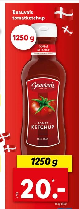 Let-Køb Beauvais tomatketchup tilbud