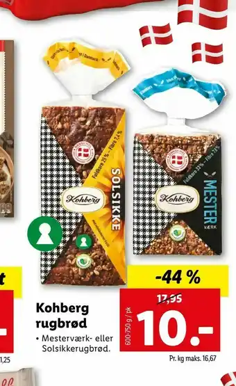 Let-Køb Kohberg rugbrød tilbud