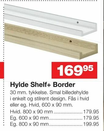 Bauhaus Hylde Shelf+ Border tilbud