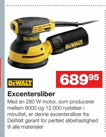 Bauhaus Excentersliber tilbud