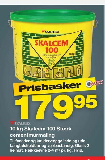 Bauhaus 10 kg Skalcem 100 Stærk cementmurmaling tilbud