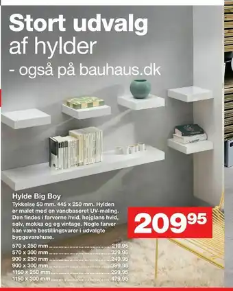 Bauhaus Hylde Big Boy tilbud