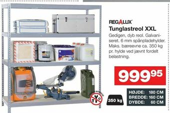 Bauhaus Tunglastreol XXL tilbud
