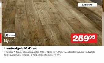 Bauhaus Laminatgulv MyDream tilbud