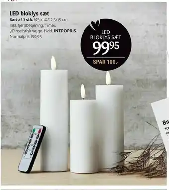 Kop & Kande LED bloklys sæt tilbud
