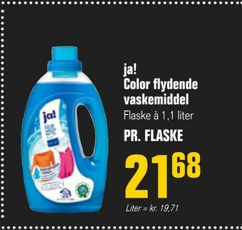 Otto Duborg ja! Color flydende vaskemiddel tilbud