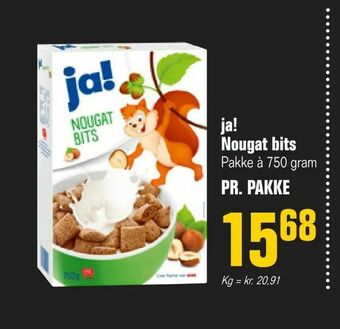 Otto Duborg ja! Nougat bits tilbud