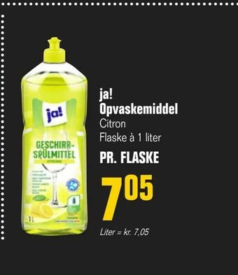 Otto Duborg ja! Opvaskemiddel tilbud