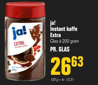 Otto Duborg ja! Instant kaffe Extra tilbud