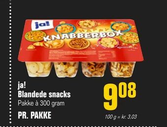 Otto Duborg ja! Blandede snacks tilbud