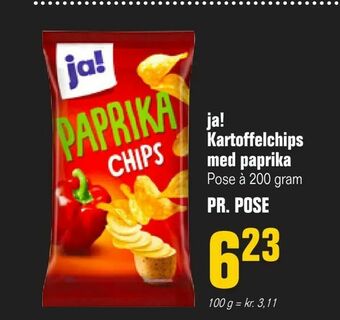 Otto Duborg ja! Kartoffelchips med paprika tilbud