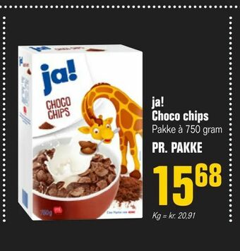 Otto Duborg ja! Choco chips tilbud