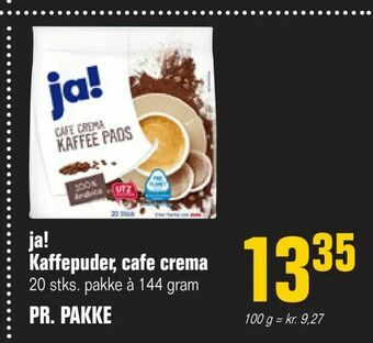 Poetzsch Padborg ja! Kaffepuder, cafe crema tilbud