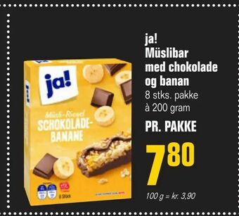 Poetzsch Padborg ja! Müslibar med chokolade og banan tilbud