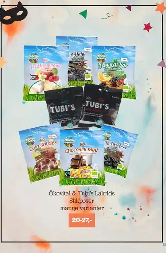 Ökovital & Tubi’s Lakrids Slikposer mange varianter