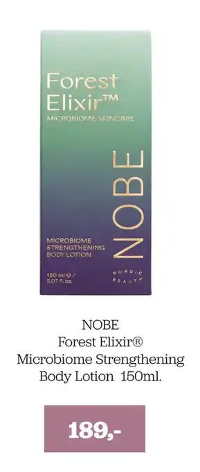 NOBE Forest Elixir Microbiome Strengthening Body Lotion 150ml