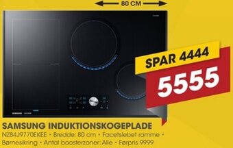 Punkt1 Samsung Induktionskogeplade NZ84J9770EKEE tilbud