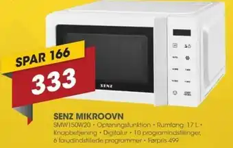 Punkt1 Senz Mikroovn SMW150W20 tilbud