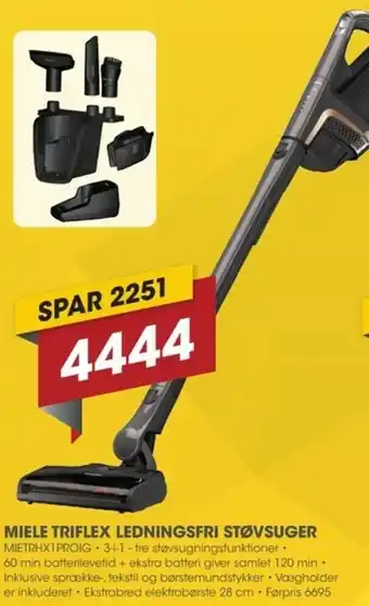 Punkt1 Miele Triflex Ledningsfri Støvsuger tilbud