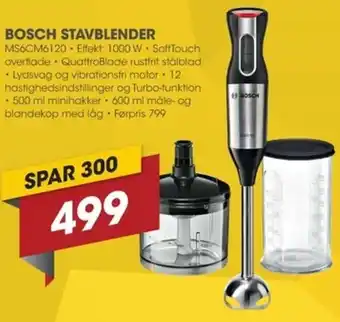 Punkt1 Bosch Stavblender MS6CM6120 tilbud