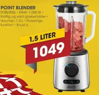 Point Blender 1,5 Liter POBL90SS