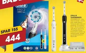 Punkt1 Oral-B Tandbørste PRO2900DUOV2 tilbud