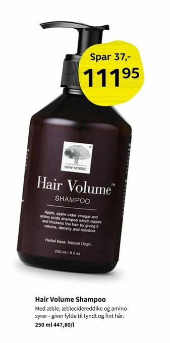 Helsam Hair Volume Shampoo tilbud