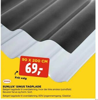 jem & fix Sunlux® sinus tagplade tilbud