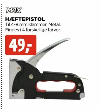 jem & fix Hæftepistol tilbud