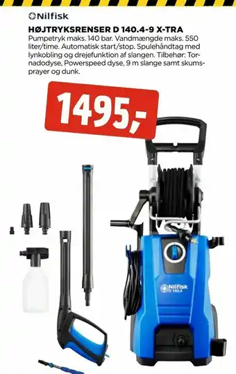 jem & fix Højtryksrenser d 140,4-9 x-tra tilbud