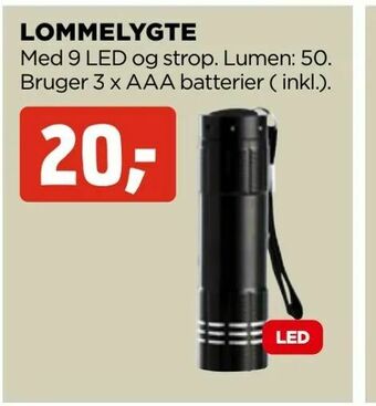 jem & fix Lommelygte tilbud